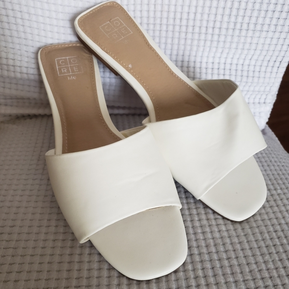 Women's White Sandals